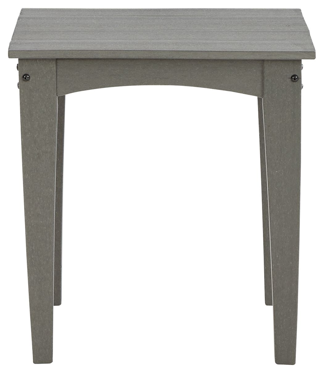 Visola - Square End Table - Gray