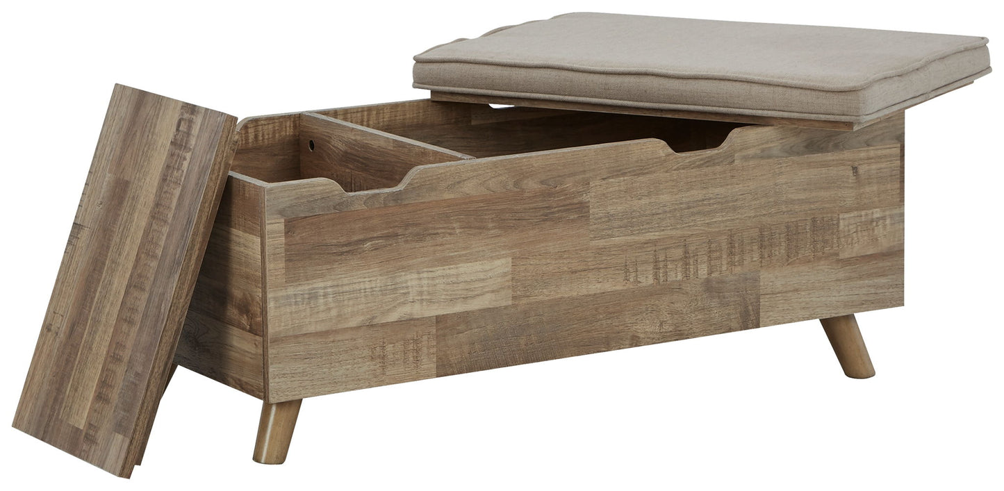 Gerdanet - Storage Bench - Beige