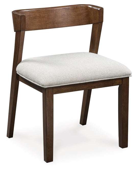 Kristiland - Dining Upholstered Side Chair 31"H (Set of 2) - Warm Brown
