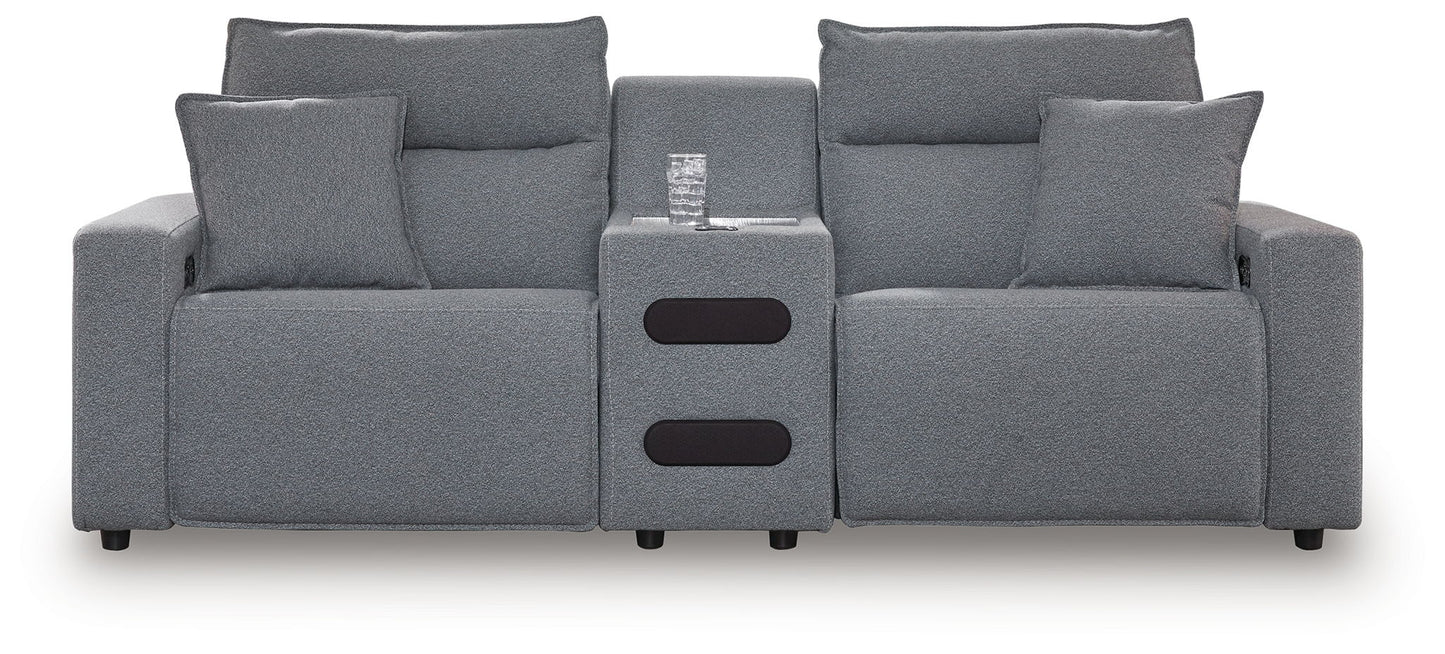 ModMax II - Salt And Pepper - Reclining Sectional