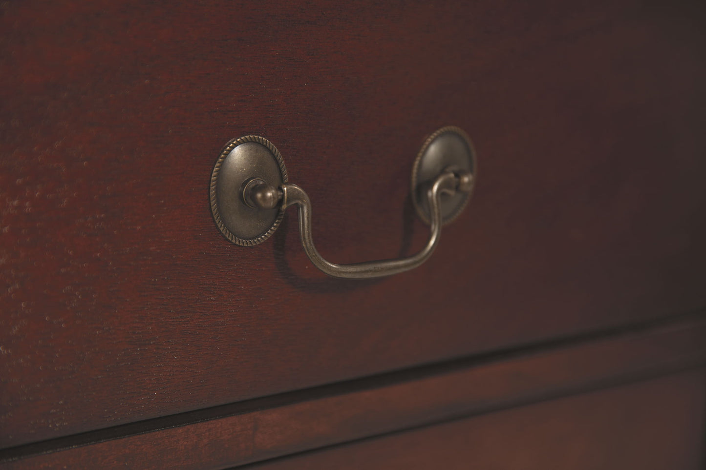 Alisdair - Two Drawer Night Stand - Reddish Brown