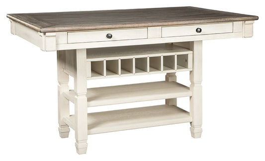Bolanburg - Rectangular Dining Room Counter Table - Beige