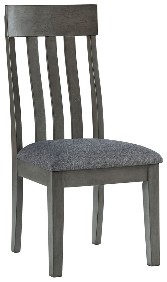 Hallanden - Dining UPH Side Chair (Set of 2) - Black / Gray