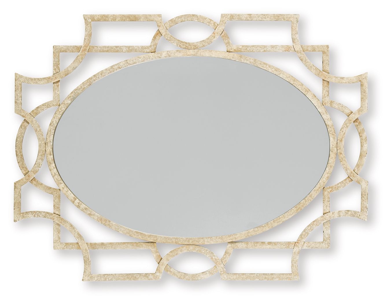 Fulkmore - Accent Mirror - Antique Gold Finish