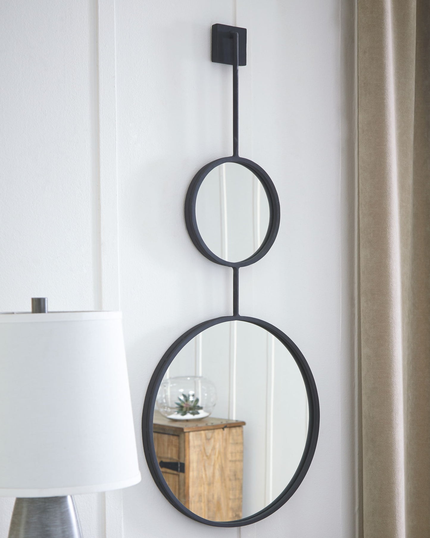 Brewer - Accent Mirror - Black