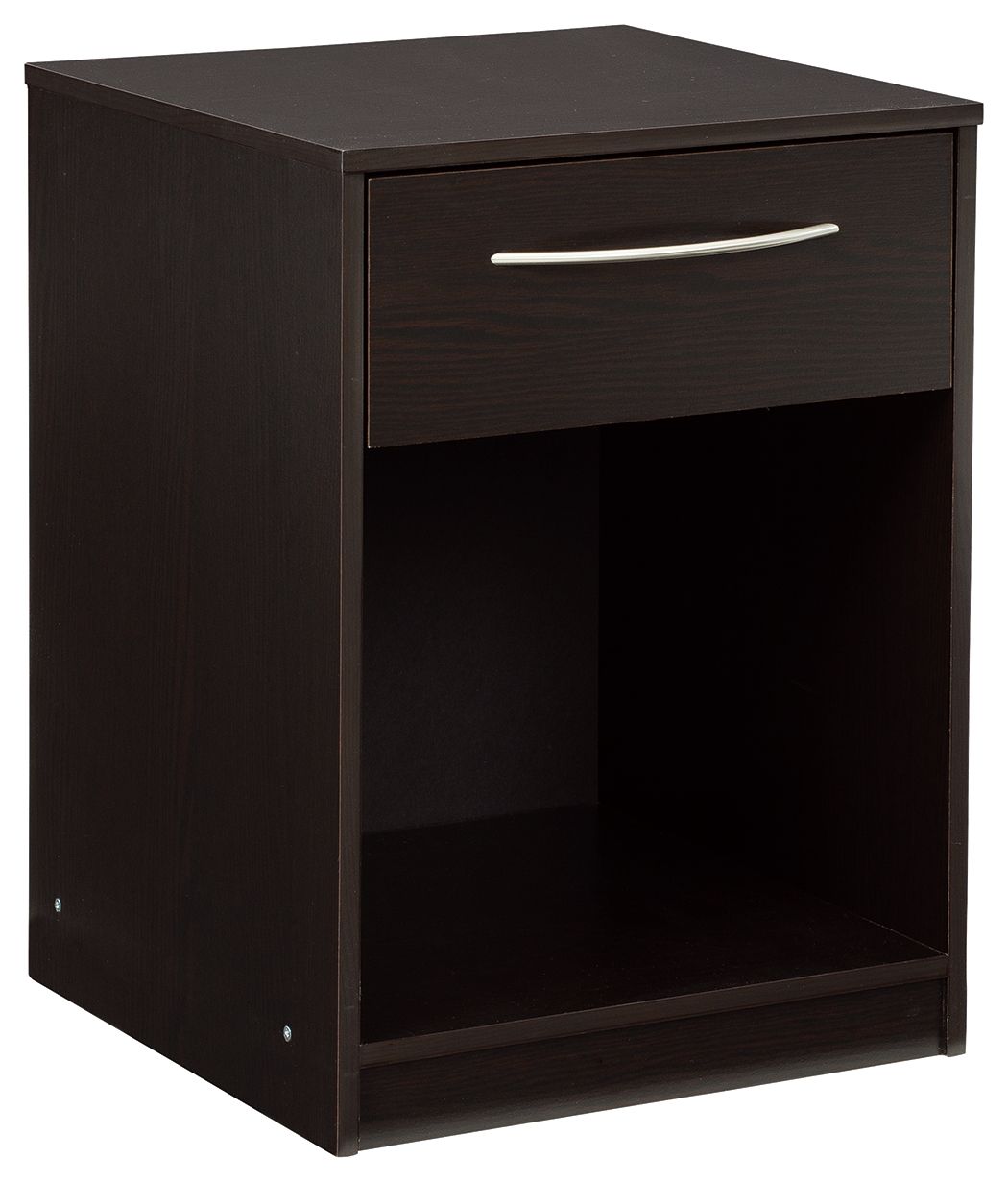 Finch - One Drawer Night Stand - Black