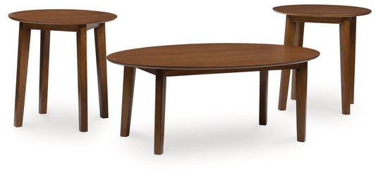 Gordonay - Occasional Table Set (Set of 3) - Brown