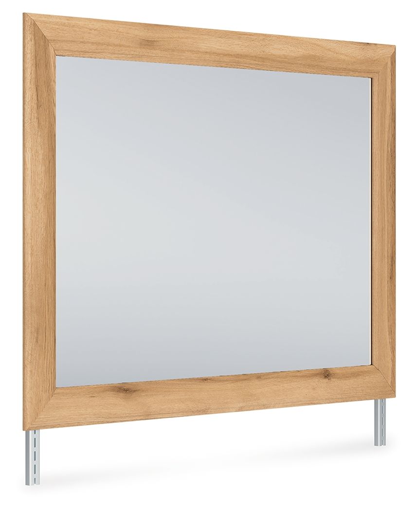 Aleaport - Bedroom Mirror - Warm Brown