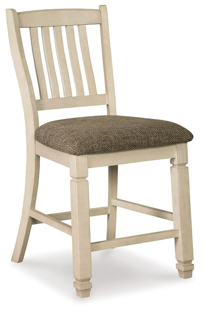 Bolanburg - Upholstered Barstool (Set of 2) - Beige