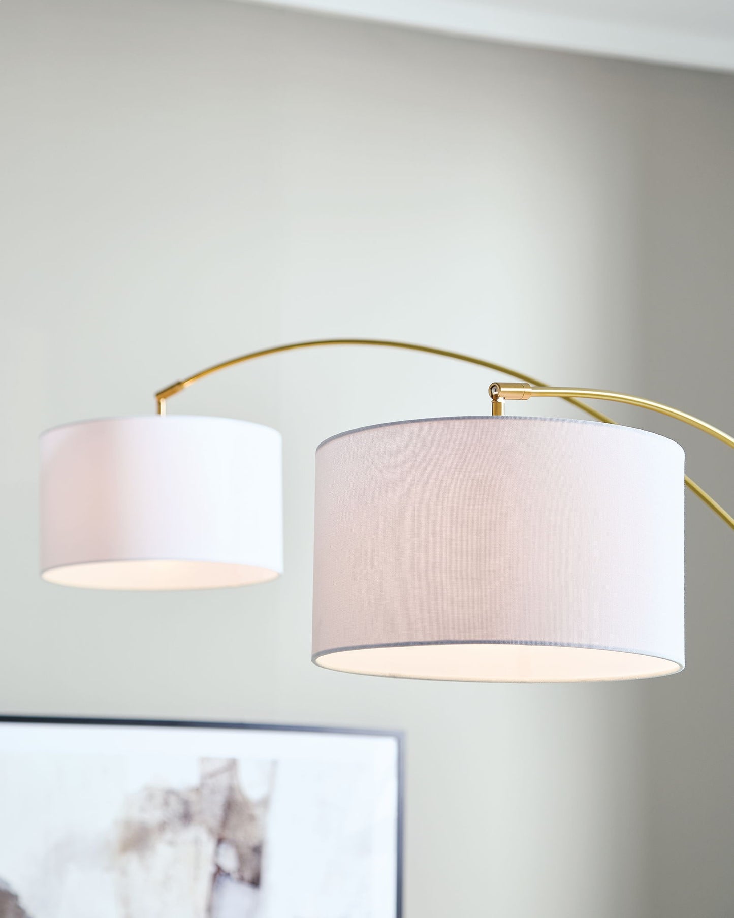 Valo - Metal Arc Lamp - Gold Finish