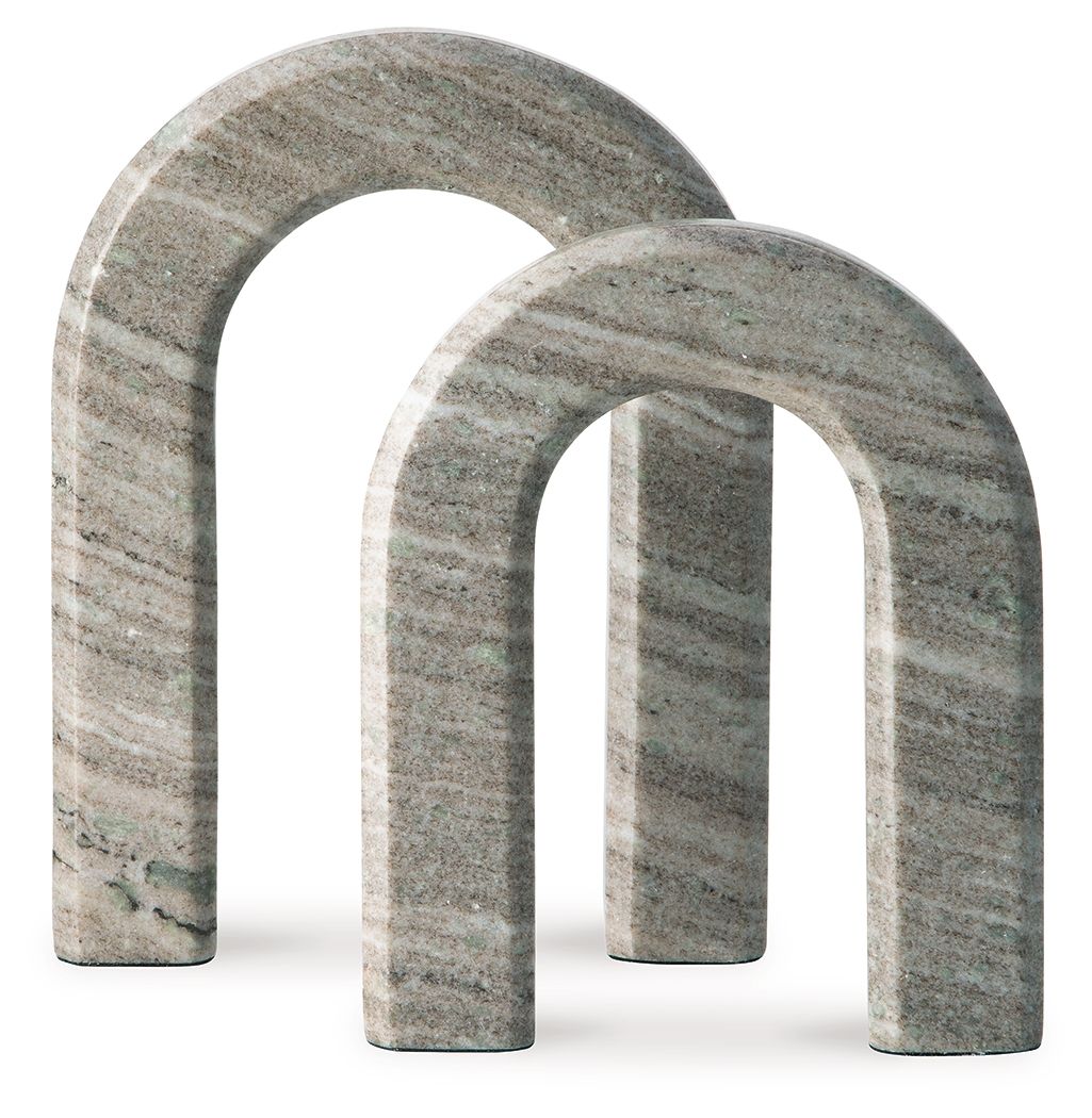 Keithton - Sculpture Set (Set of 2) - Taupe