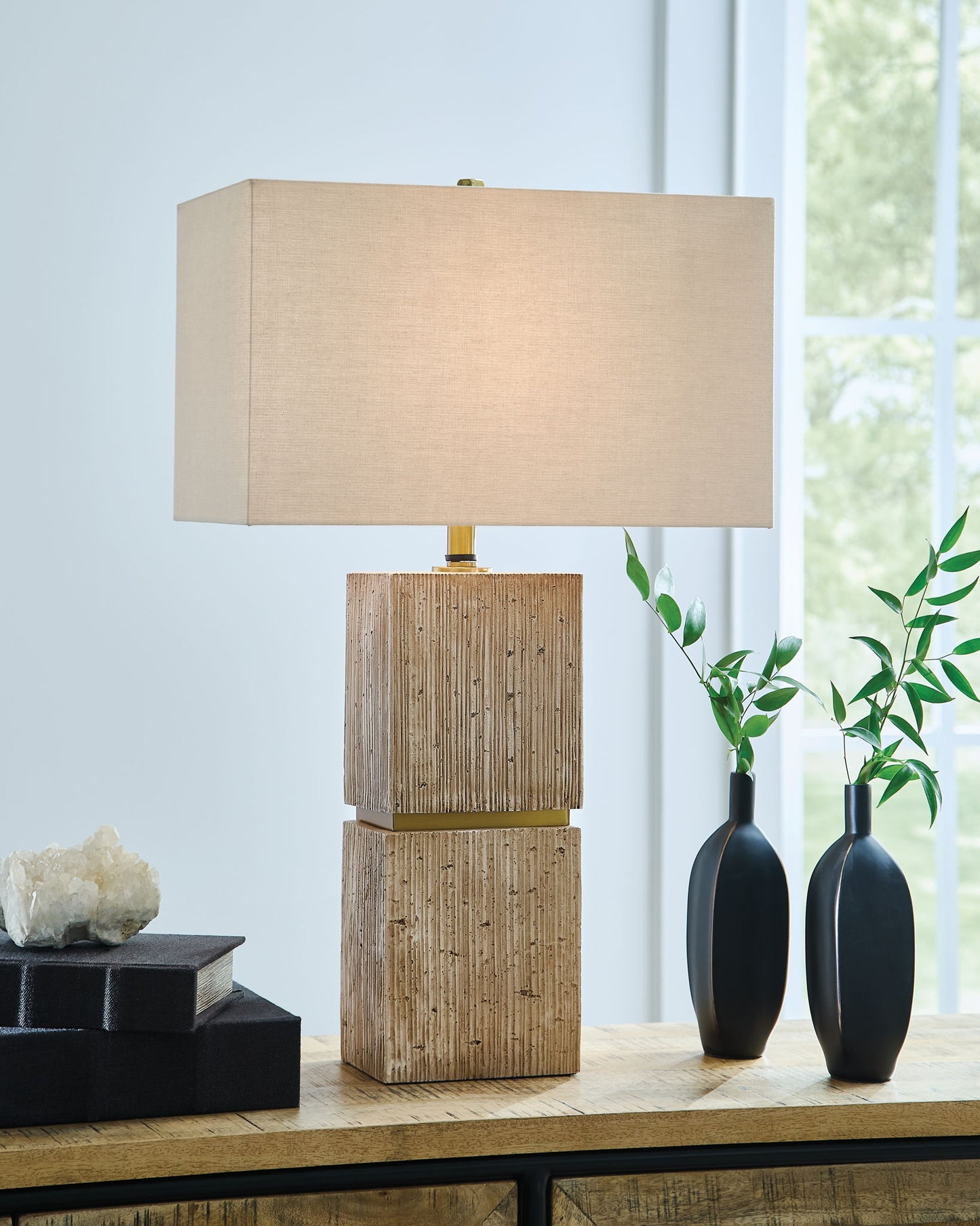 Laddner - Poly Table Lamp - Beige