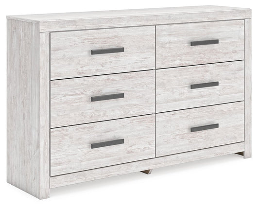 Cayboni - Six Drawer Dresser - Whitewash