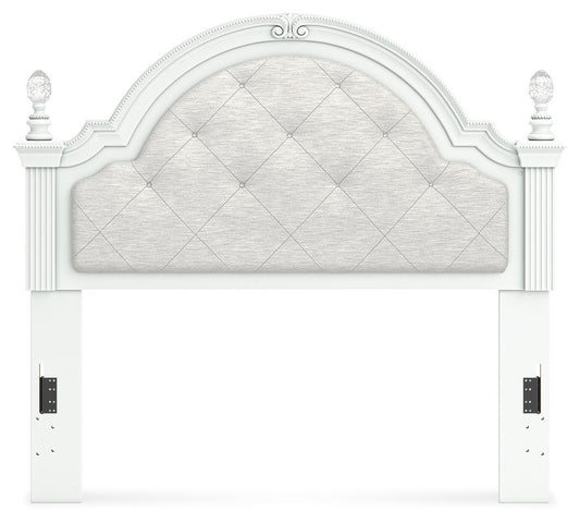 Kozlani - Full Upholstered Panel Headboard - White