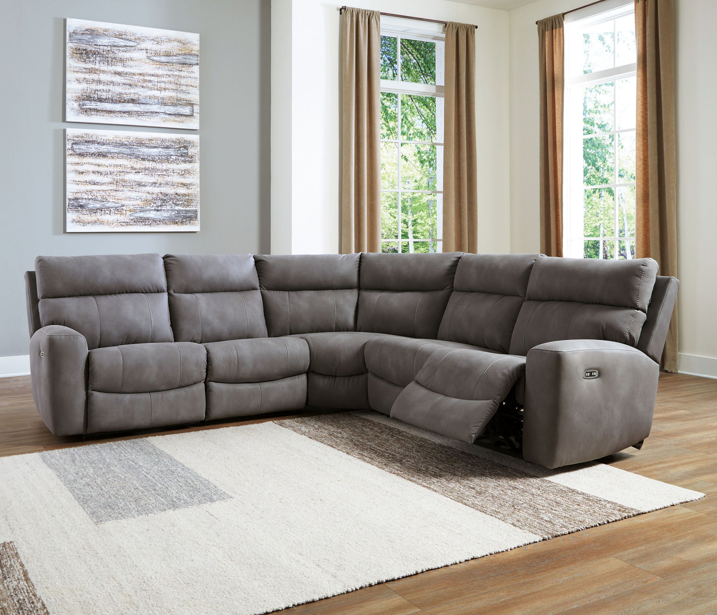 Next-Gen Durapella - Power Reclining Sectional Set