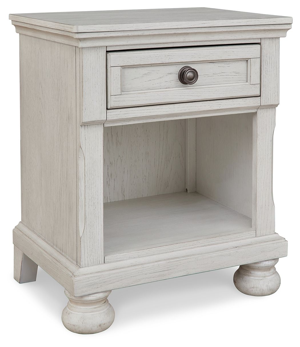 Robbinsdale - One Drawer Night Stand - Antique White