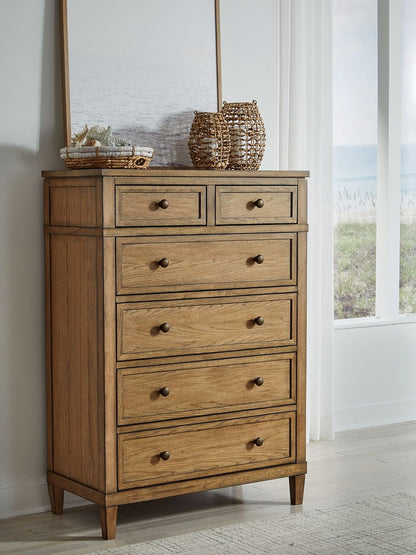 Sharlance - Six Drawer Chest - Brown