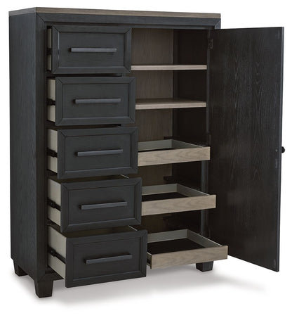 Foyland - Door Chest - Black / Brown