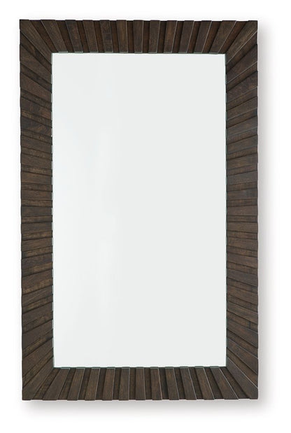 Advin - Accent Mirror - Dark Brown