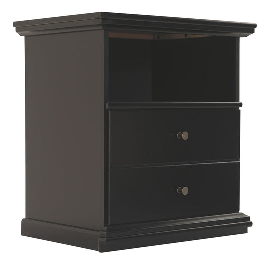 Maribel - One Drawer Night Stand - Black