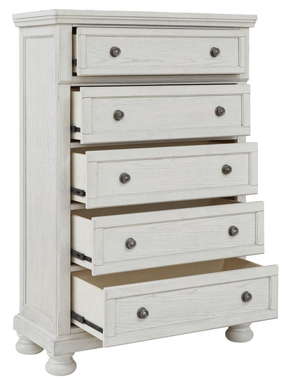 Robbinsdale - Five Drawer Chest - Antique White