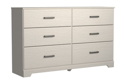 Stelsie - Six Drawer Dresser - White