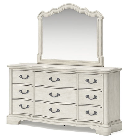 Arlendyne - Dresser And Mirror - Antique White