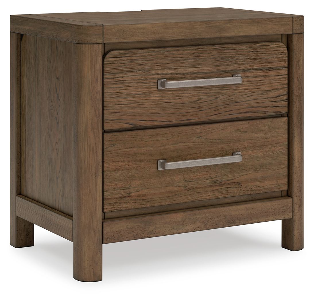 Cabalynn - Two Drawer Night Stand - Light Brown