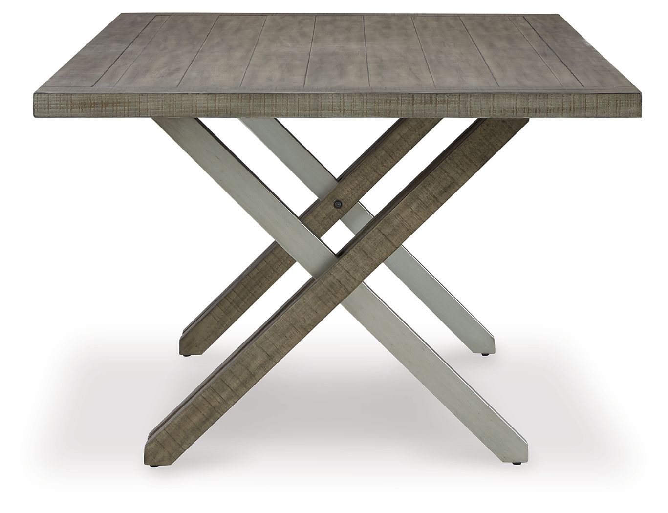 Krystanza - Rectangular Dining Room Table - Weathered Gray