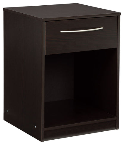 Finch - One Drawer Night Stand - Black