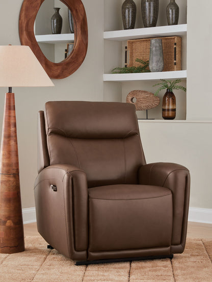 Pincara - Power AutoGlide Recliner With Adjustable Headrest