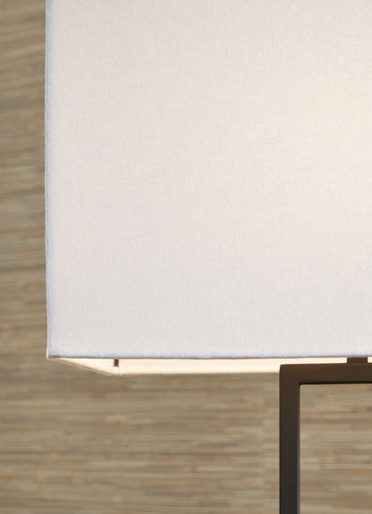 Voslen - Metal Table Lamp (Set of 2) - Black / Brown