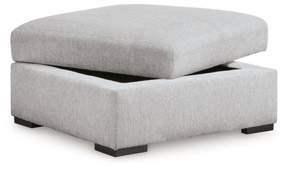 Gabyleigh - Ottoman With Storage - Nickel
